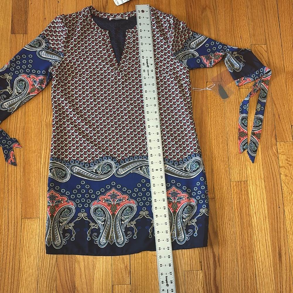 Forever 21 Boho Floral Shirt Dress Hippie Women's Medium NEW with Tags - Picture 3 of 8